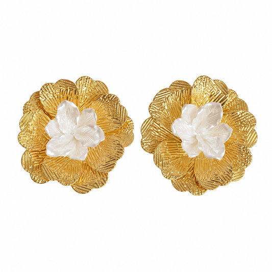Fleur Gold Küpe