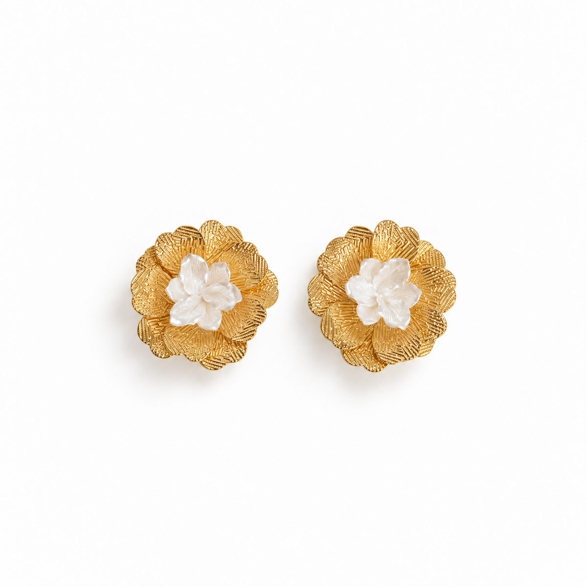 Fleur Gold Küpe