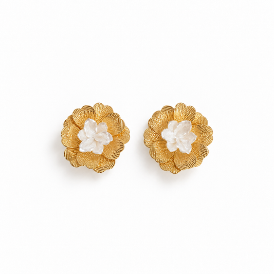 Fleur Gold Küpe