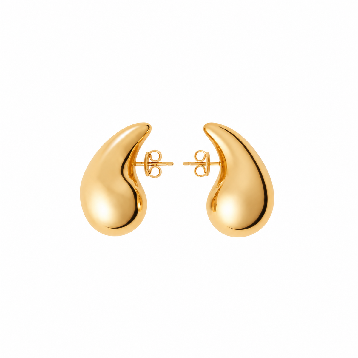 Küçük Boy Gold Damla Küpe