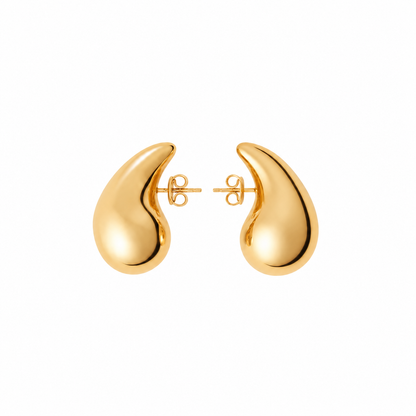 Küçük Boy Gold Damla Küpe