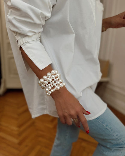 İnci Bileklik Set